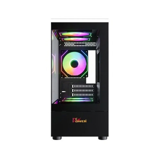 PC Power GS670 SKYVIEW V2 ARGB 3 Fans Black ATX Gaming Desktop Casing