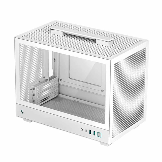 DeepCool CH160 WH Ultra Portable Mini Tower White Mini-ITX Desktop Casing