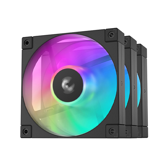 DeepCool FD12 ARGB-3 IN 1 (3xFAN) Black Casing Cooling Fan