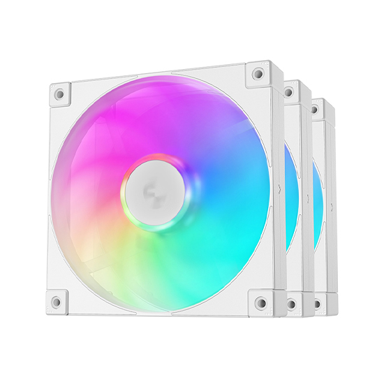 DeepCool FD14 ARGB WH 3 IN 1 (3xFAN) White Casing Cooling Fan