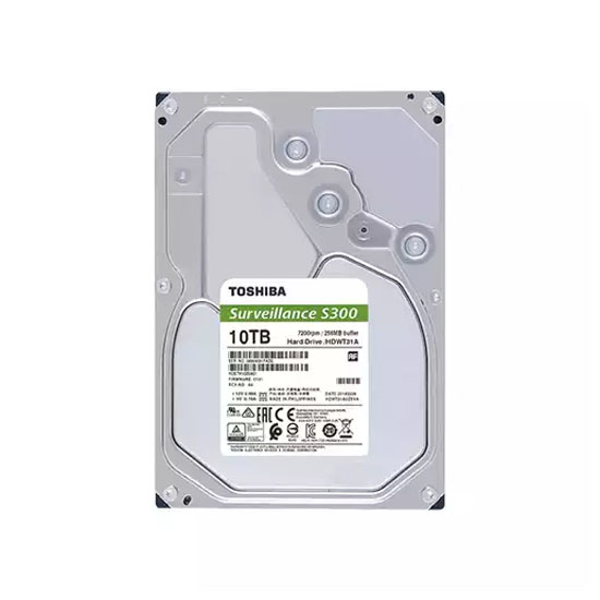 Toshiba S300 Pro 10TB 3.5 Inch 7200RPM Surveillance Hard Drive