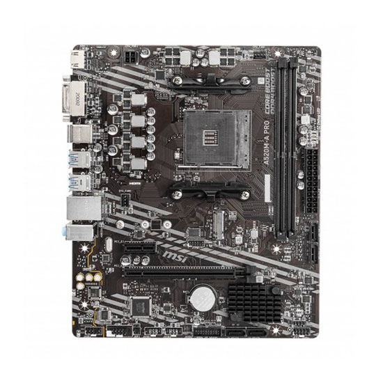 MSI A520M-A Pro AM4 AMD Micro-ATX Motherboard