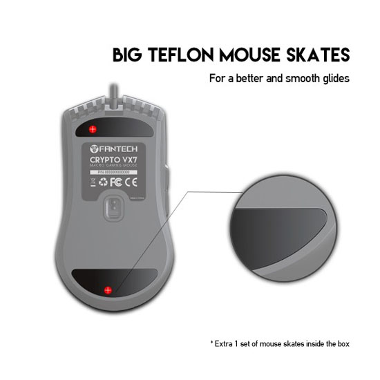 Fantech VX7 Crypto 6 Button Wired Gaming Mouse