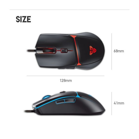 Fantech VX7 Crypto 6 Button Wired Gaming Mouse