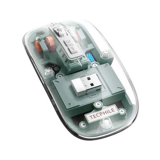 Q-10 Transparent Wireless LED Mouse