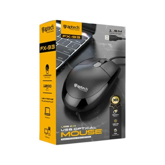 Aptech FX-92 Optical Wired Mouse