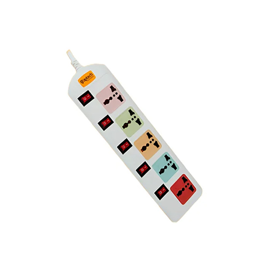 Aptech A605 5 Port Power Strip 2 Meter