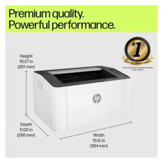 HP Laser 1008a Single Function Mono Laser Printer