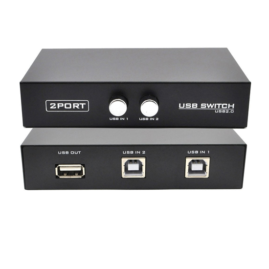 Printer Sharing Switch 2 Ports USB 2.0