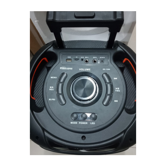 Kamasonic SK-1266 DC Portable Trolly System Speaker