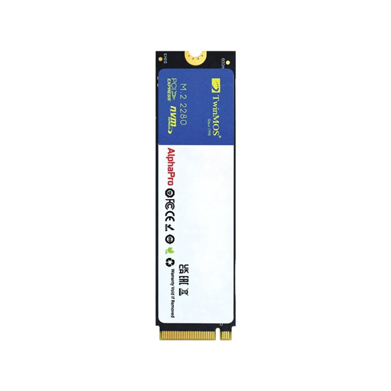 Twinmos AlphaPro 512GB M.2 2280 PCIe 3.0 x4 NVMe Internal SSD