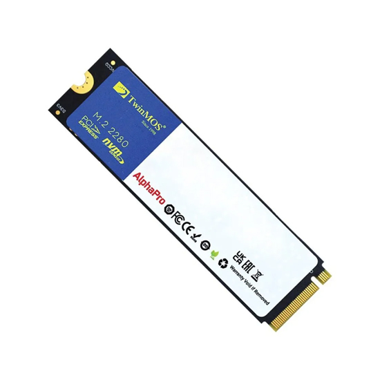 Twinmos AlphaPro 512GB M.2 2280 PCIe 3.0 x4 NVMe Internal SSD