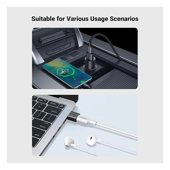 UGREEN US701 USB A Male To USB C Female Adapter Set 2 Pack | 45275