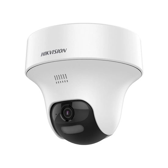 Hikvision DS-2CE70D0T-PTLXTS 2.0MP 2.8mm Lens Two Way Audio And Siren Fixed PT Dome IP Camera