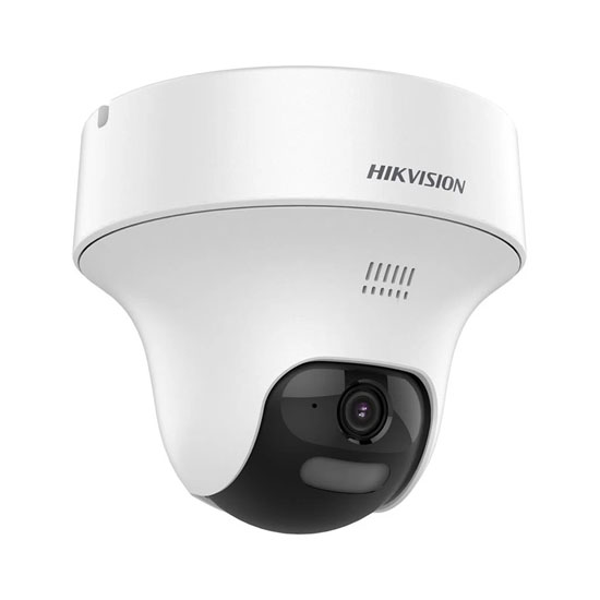 Hikvision DS-2CE70D0T-PTLXTS 2.0MP 2.8mm Lens Two Way Audio And Siren Fixed PT Dome IP Camera
