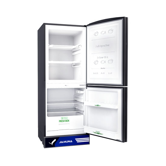 Jamuna JE5-TM2D2QD Red Flower Refrigerator 242L