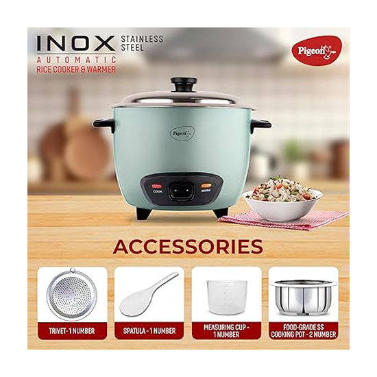 PIGEON SEP-390 Rice Cooker With Double Pot 1.8L