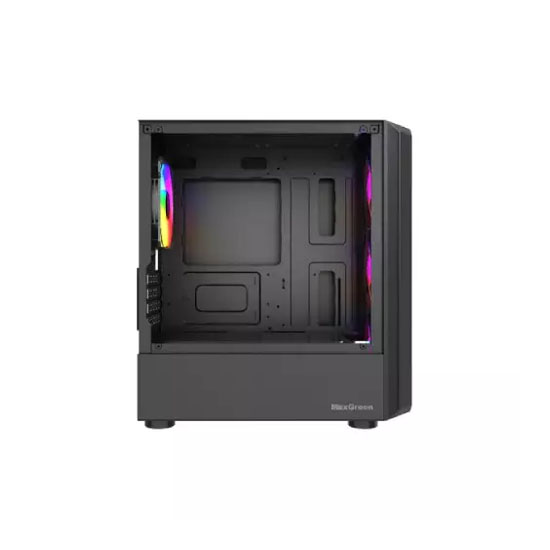 MaxGreen 315 Wood M ATX Mid Tower Gaming Casing