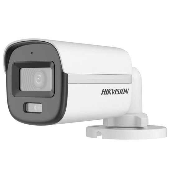 Hikvision DS-2CE10DF0T-PFS 3.6 mm 2MP ColorVu Audio Fixed Mini Bullet Camera