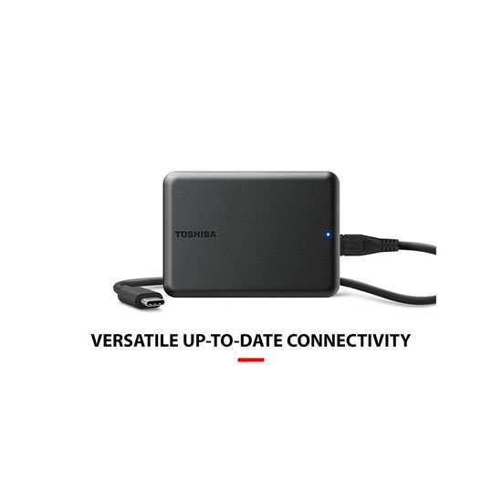 Toshiba Canvio Partner 1TB USB Type C External Hard Disk Drive