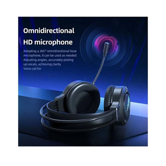 Aula S606 RGB Wired Over Ear Gaming Headphone