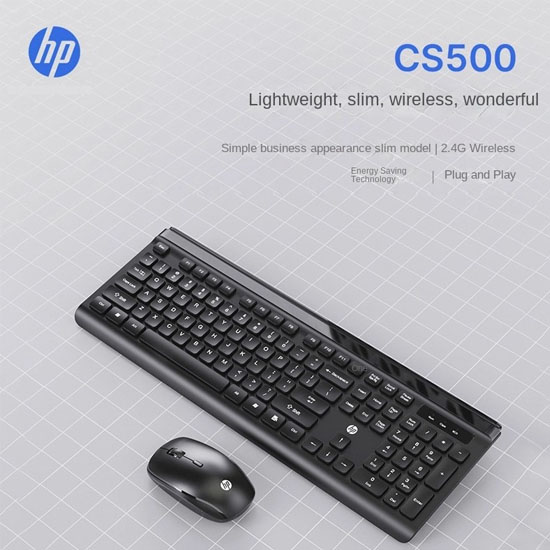 HP CS500 Wireless Keyboard and Mouse Combo
