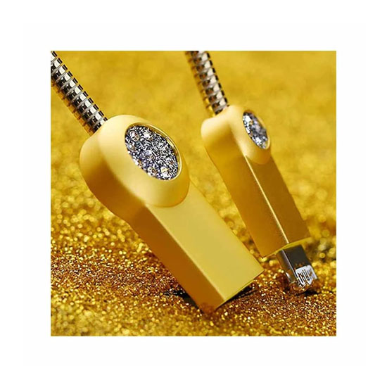 Remax RC-085i USB Male To Lightning Gold Data Cable 1 Meter