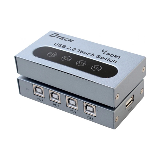 Dtech DT-8341 4 Ports USB Printer Sharing Switch Hub (Manual)
