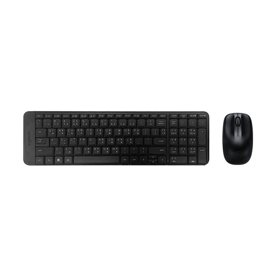 Logitech MK220 Wireless Black Keyboard & Mouse Combo With Bangla Front