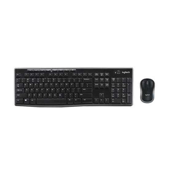 Logitech MK270R Wireless Black Keyboard & Mouse Combo