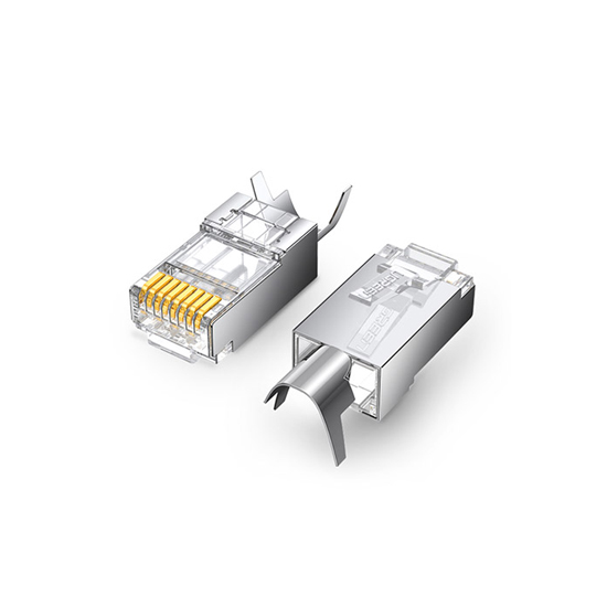 UGREEN NW123 Gigabit Shielded Modular Plug - 10 Pcs | 70316