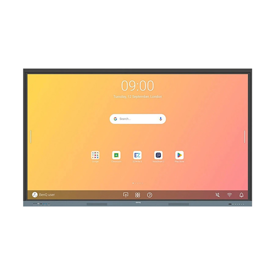 BenQ RE6504 86" 4K UHD Education Interactive Flat Panel 60Hz IPS Display With Camera & Microphone