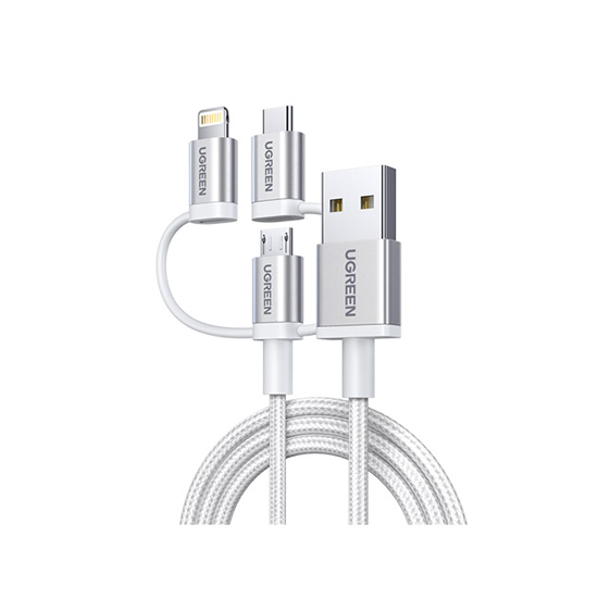 UGREEN US186 3 In 1 USB 2.0 A Multifunction Cable 1.5M | 50203