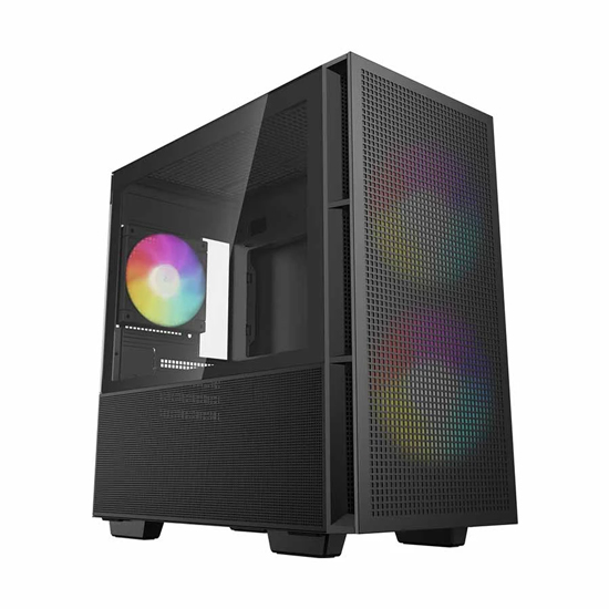 DeepCool CH360 DIGITAL Mid Tower Black Micro-ATX Desktop Gaming Casing