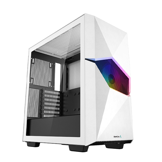 DeepCool CYCLOPS WH Mid Tower White ATX Desktop Gaming Casing