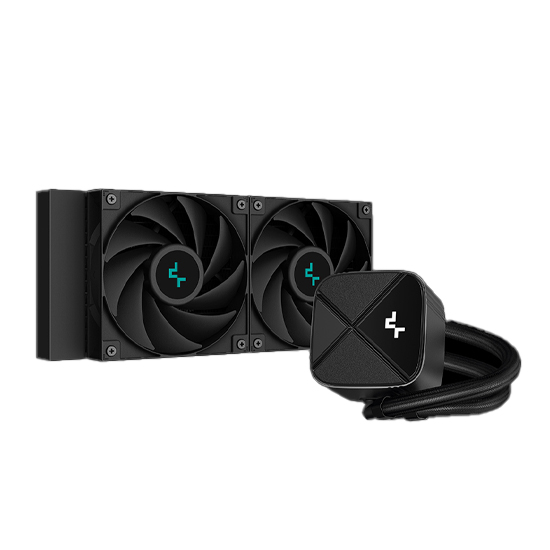 DeepCool LS520S ZERO DARK 240 AIO Black Liquid CPU Cooler