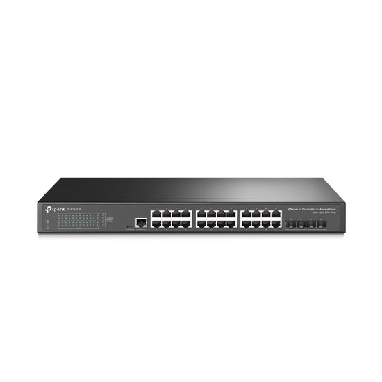 TP-Link TL-SG3428X JetStream 24 Port Gigabit L2+ Managed Switch With 4 10GE SFP+ Slots