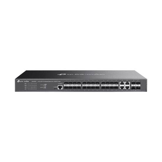 TP-Link SG3428XF Omada 24 Port SFP L2+ Managed Switch With 4 10GE SFP+ Slots