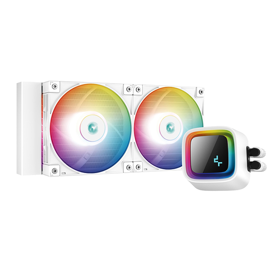 DeepCool LS520 WH ARGB 240mm White Liquid CPU Cooler