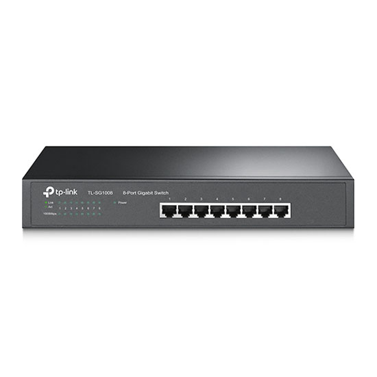 TP-Link TL-SG1008 8 Port Gigabit Desktop/Rackmount Switch
