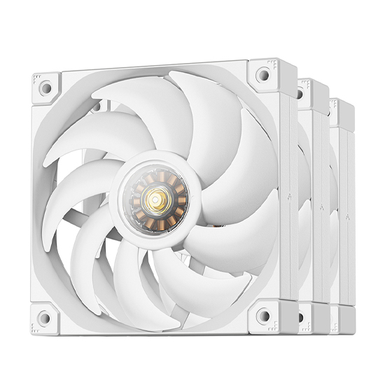 DeepCool FT12 WH-3 IN 1 White Casing Cooling Fan