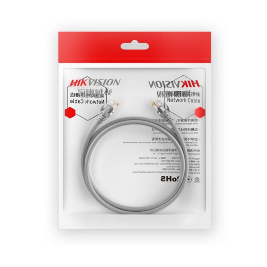 Hikvision DS-1NP6UEC0 GR CAT6 U/UTP Patch Cord Cable 1 Meter