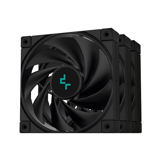 DeepCool FK120-3 IN 1 (3xFAN) Black Casing Cooling Fan