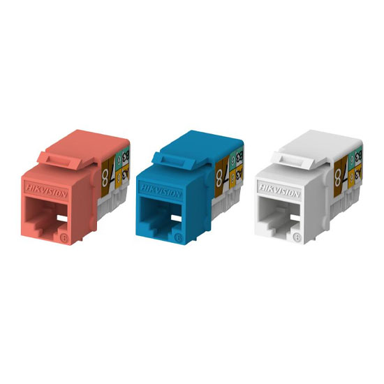 Hikvision DS-1CK6U90T Cat6 Unsheilded 90° Punch Down Keystone Jack
