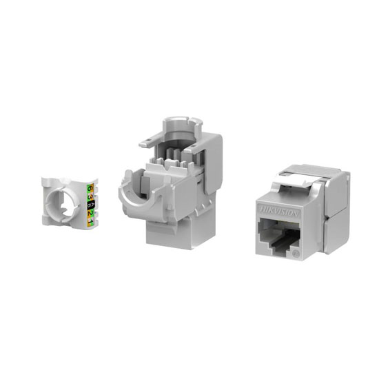 Hikvision DS-1CK6AP180N Cat6a Sheilded 180° Toolless Keystone Jack