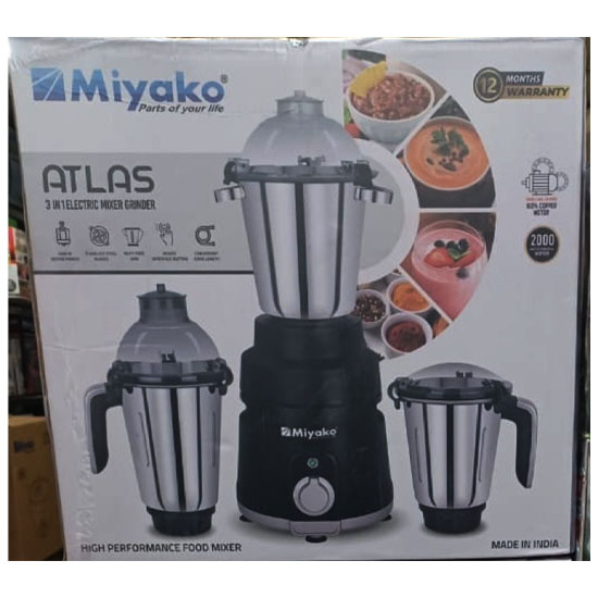 Miyako ATLAS Blender Plus Mixer Grinder 2000W