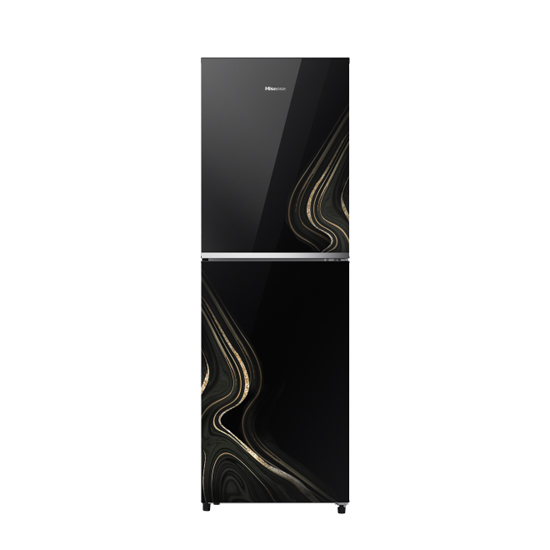 Hisense RTDG276NAGS/BD3 TMF Glass Door Refrigerator Golden Sunlight 277L