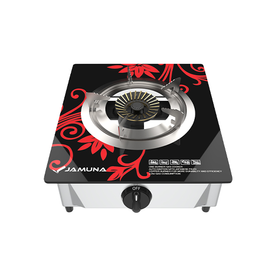 Jamuna JGS-S1 LPG Gas Stove Red Flower