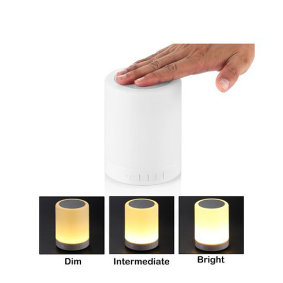 CL 671 Wireless Bluetooth Speaker With MultiFunction Touch Lamp LED Light
