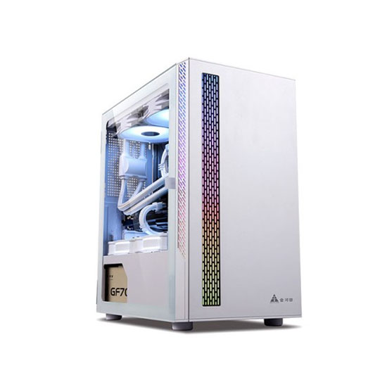 Golden Field HONOR 2 Mid Tower White ATX Gaming Desktop Casing With Standard PSU